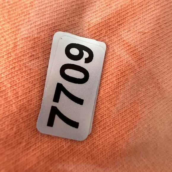 Bob Mackie Shirt Womens 1X Orange Embroidered Floral Basic Art Classic - Picture 9 of 9